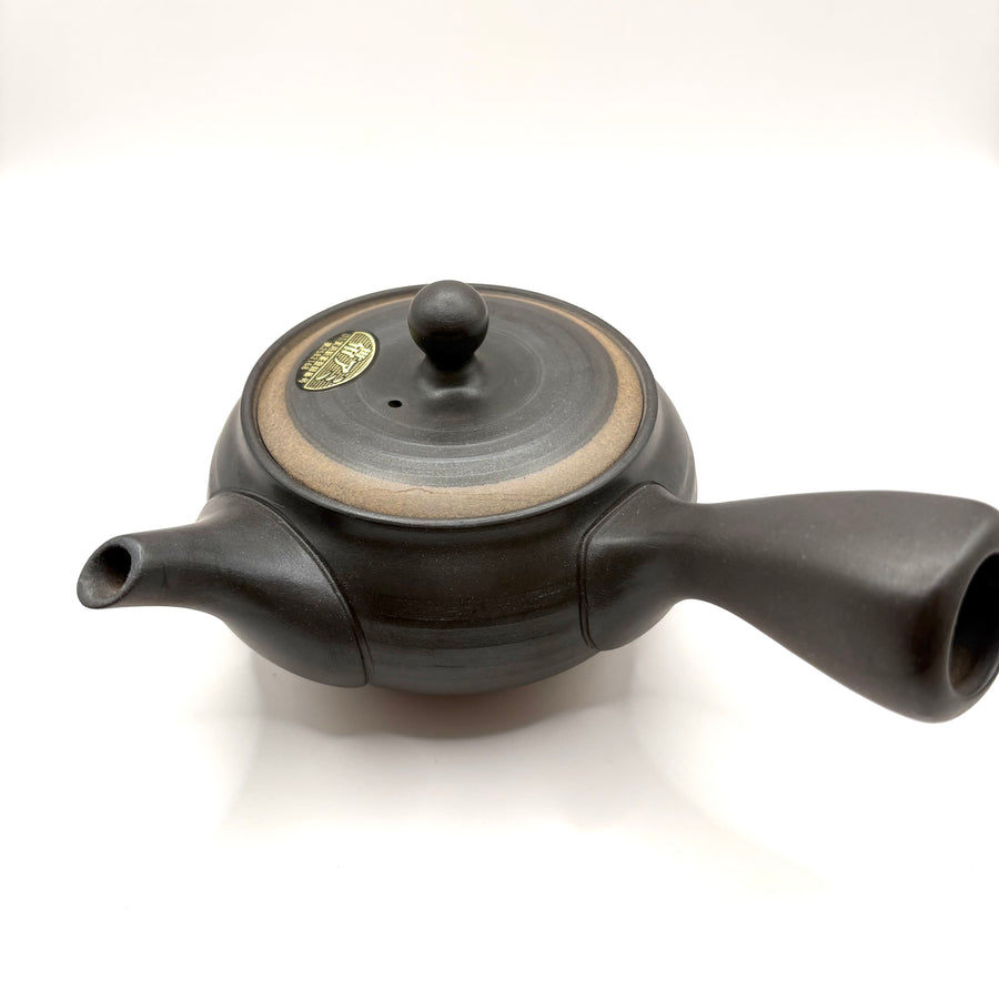 Kyusu Japanese Teapot -  Black Sand - 320ml - #429