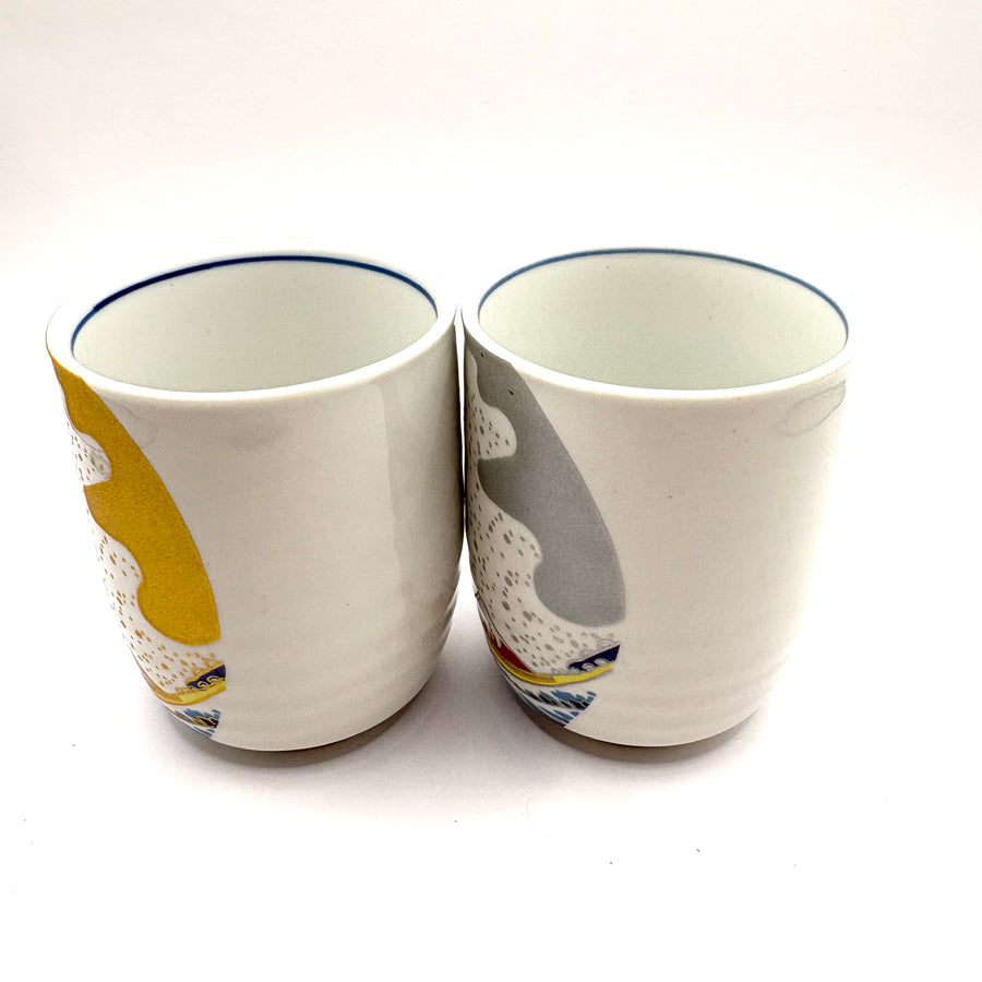 Japanese Tea Cup Set - Great Wave - 745
