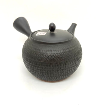 Kyusu Japanese Teapot - Chattered black - 300ml - #4006