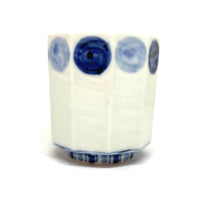 Japanese Tea Cup - Blue Dots