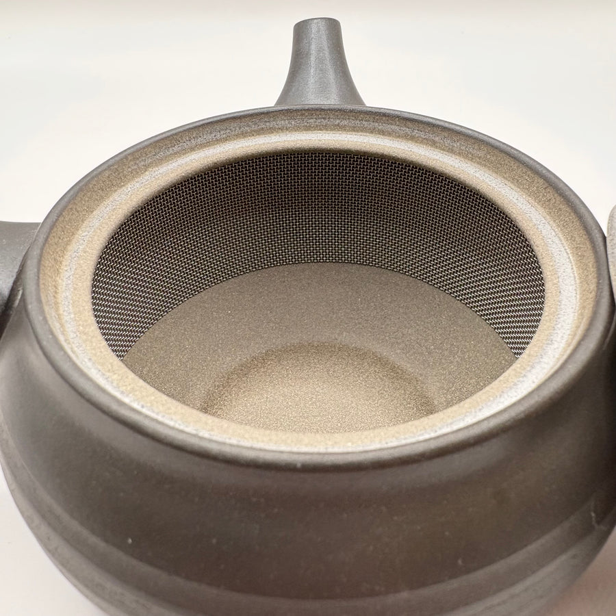 Kyusu Japanese Teapot -  Black Sand - 320ml - #429