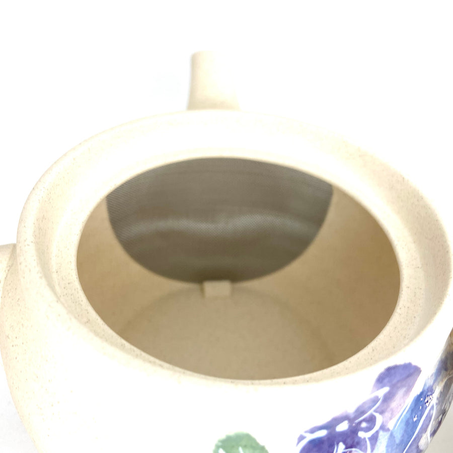 Kyusu Japanese Teapot - Floral - 350 ml - #3044
