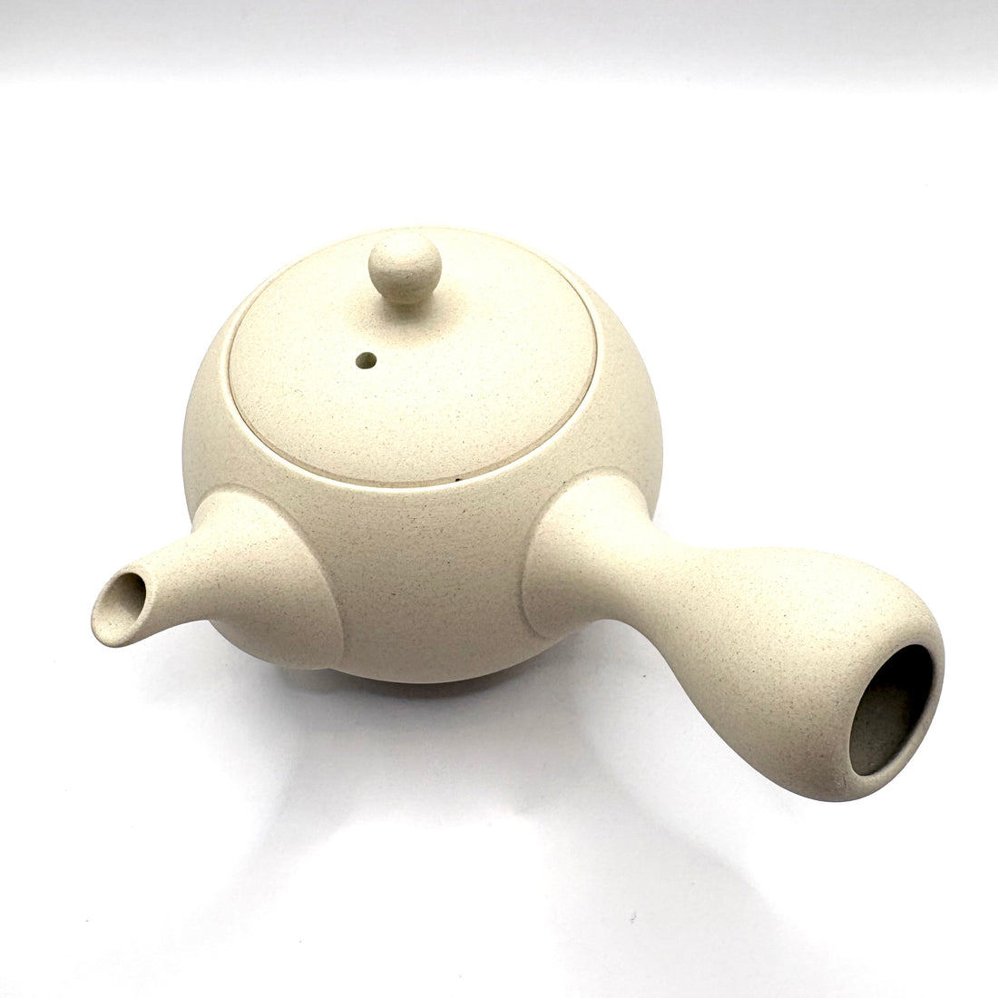 Kyusu Japanese Teapot - White Marugata - 200 ml - #207