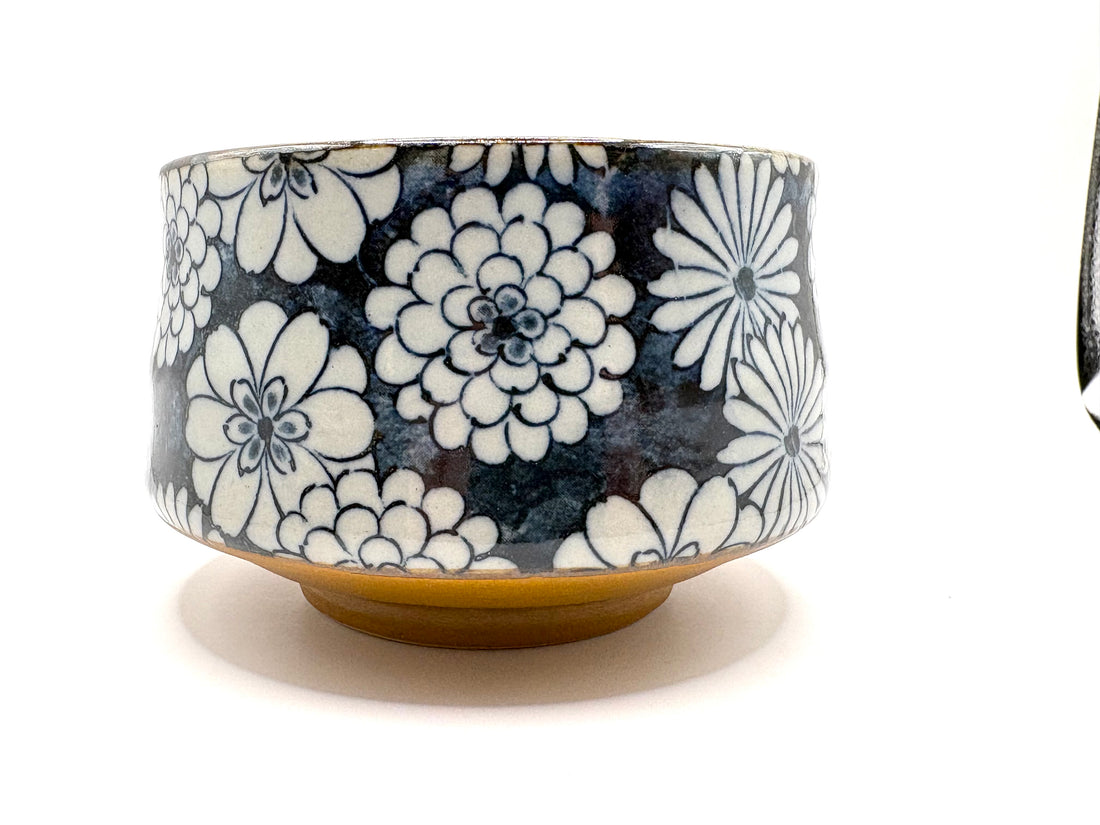 Matcha Bowl  - Chrysanthemums - #4167