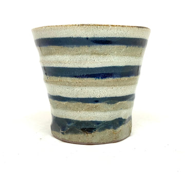 Japanese Tea Cup - Striped and Jagged