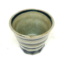 Japanese Tea Cup - Striped and Jagged