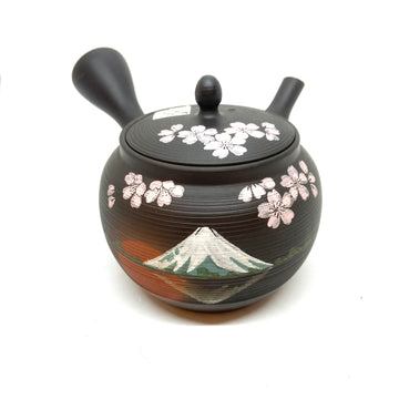 Kyusu Japanese Teapot - Sakura Fuji - 300 ml  #250