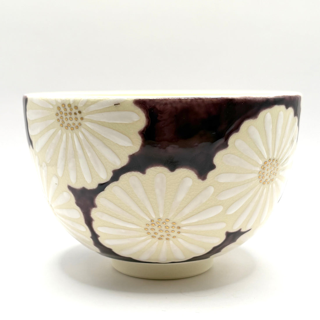 Matcha Bowl  - Chrysanthemum - Kiyomizu ware - 203