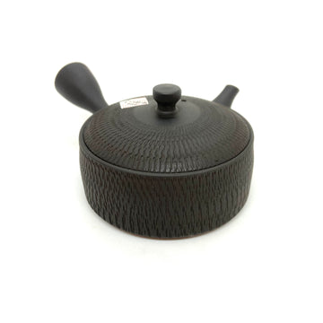 Kyusu Japanese Teapot - Chattered black - 180ml - #313