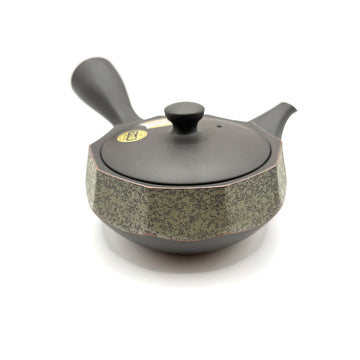 Kyusu Japanese Teapot -  Green  Decagon- 350ml - #538
