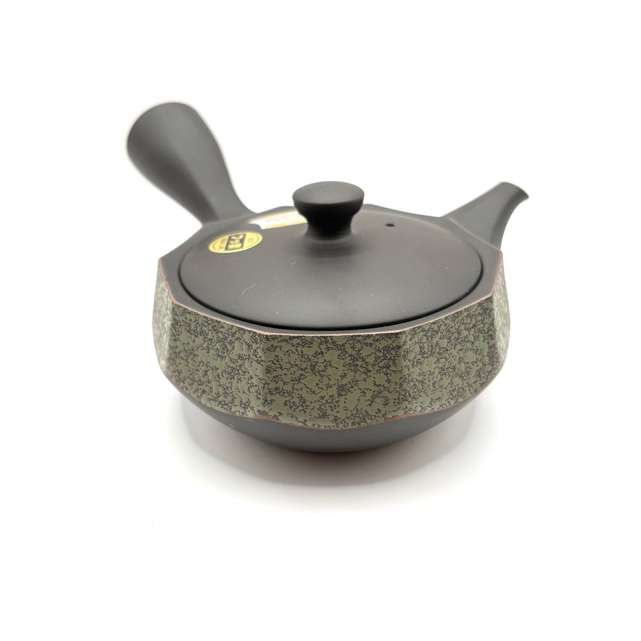 Kyusu Japanese Teapot -  Green  Decagon- 350ml - #538