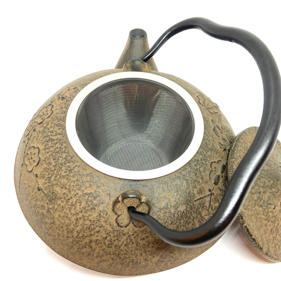 Cast Iron Teapot - Ume no Hana - Brown - 500ml - 888