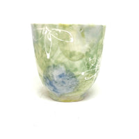 Japanese Tea Cup - Floral Green