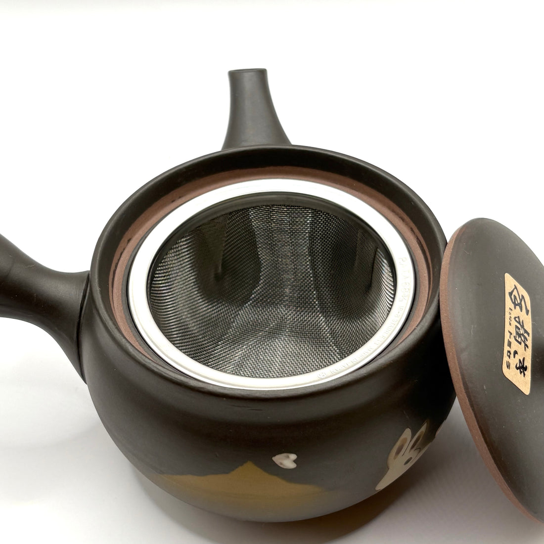 Kyusu Japanese Teapot -  Sakura Bunny - 400ml - #821