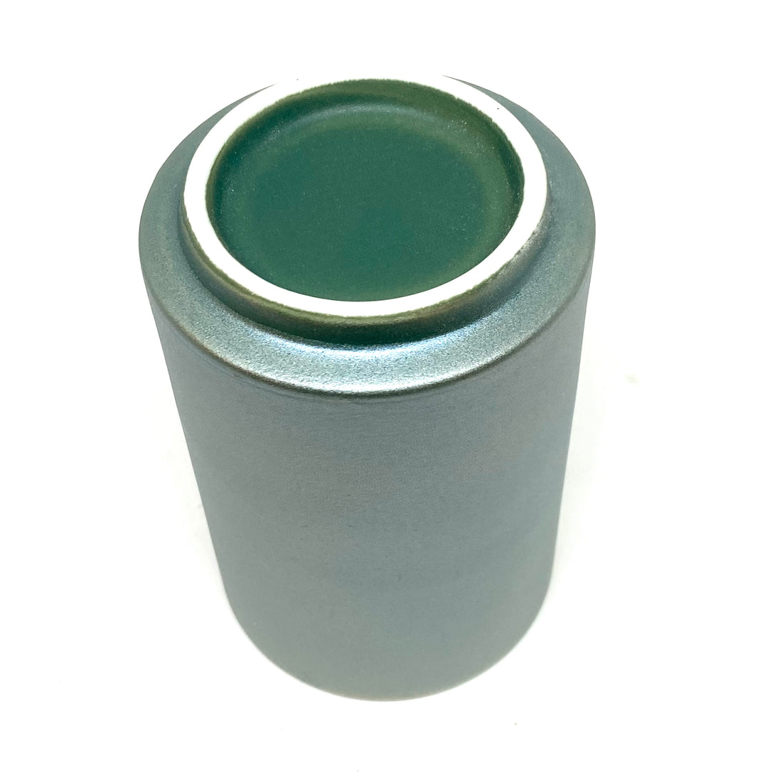 Japanese Tea Cup - Green Metallic