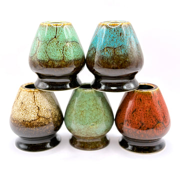 Matcha Tea Chasen Whisk Holder - Rock Glazes