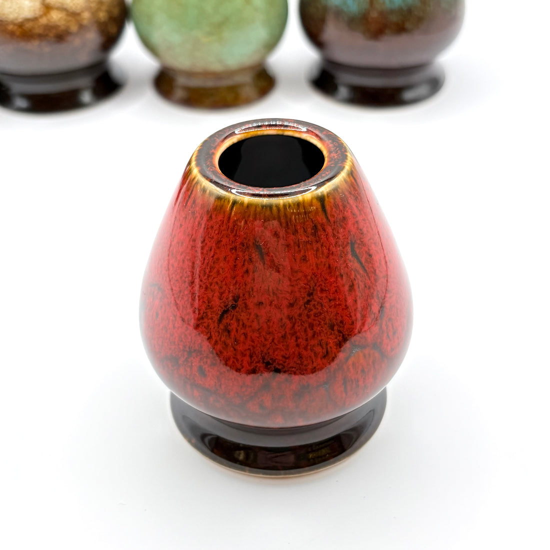 Matcha Tea Chasen Whisk Holder - Rock Glazes