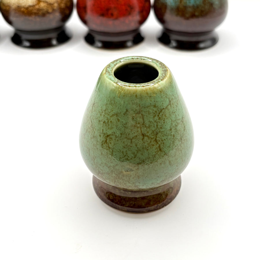 Matcha Tea Chasen Whisk Holder - Rock Glazes
