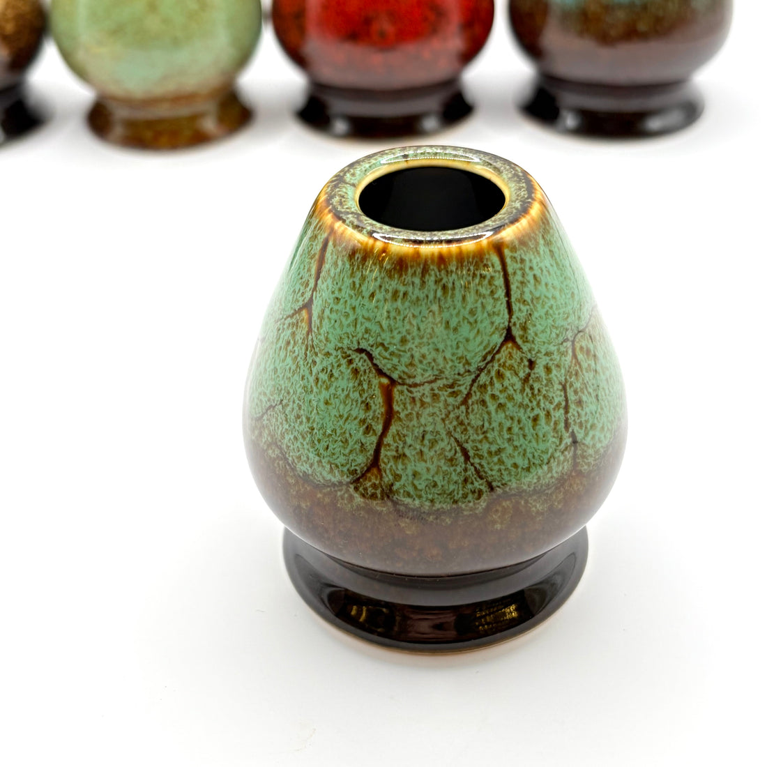 Matcha Tea Chasen Whisk Holder - Rock Glazes