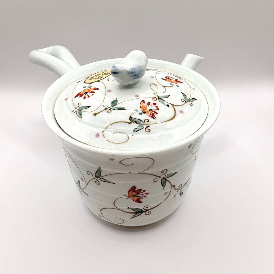 Kyusu Japanese Teapot - Porcelain Karakusa - 300ml