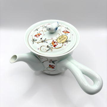 Kyusu Japanese Teapot - Porcelain Karakusa - 300ml