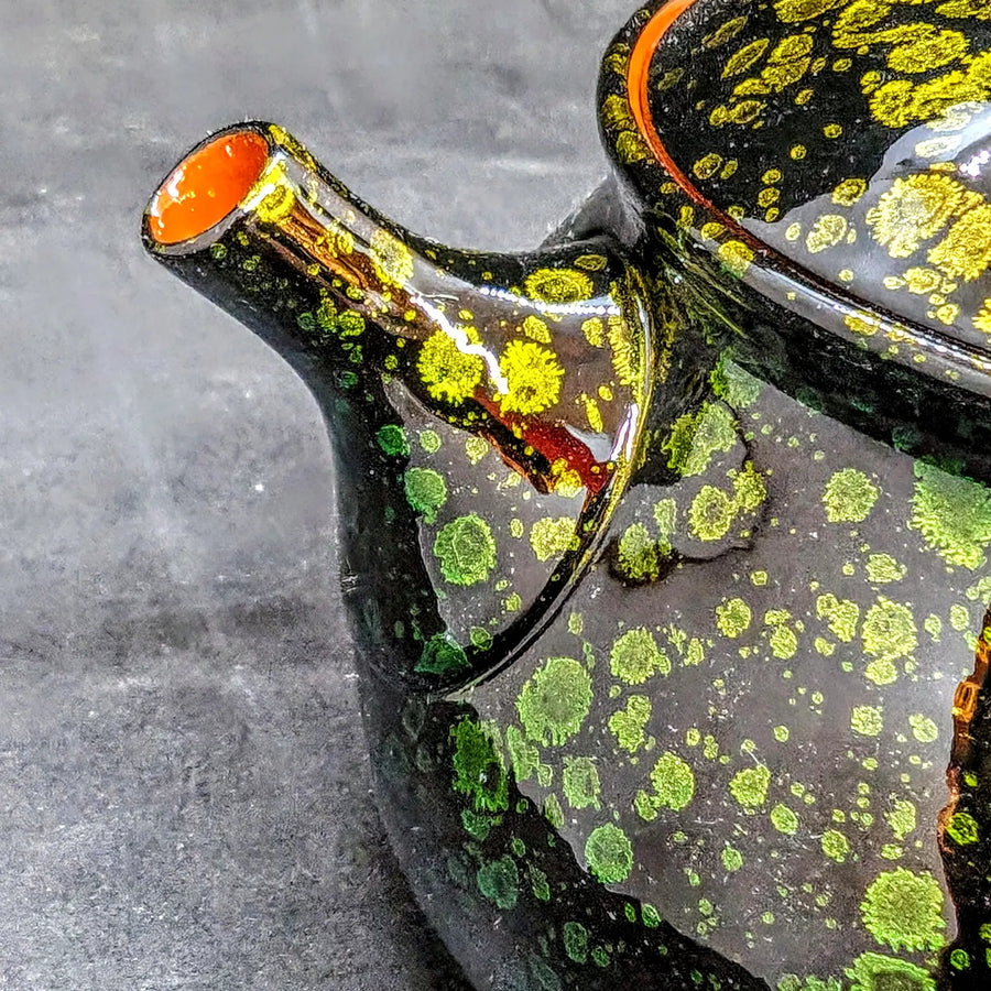 Kyusu Japanese Teapot - Lacquer Tenmoku - 150ml