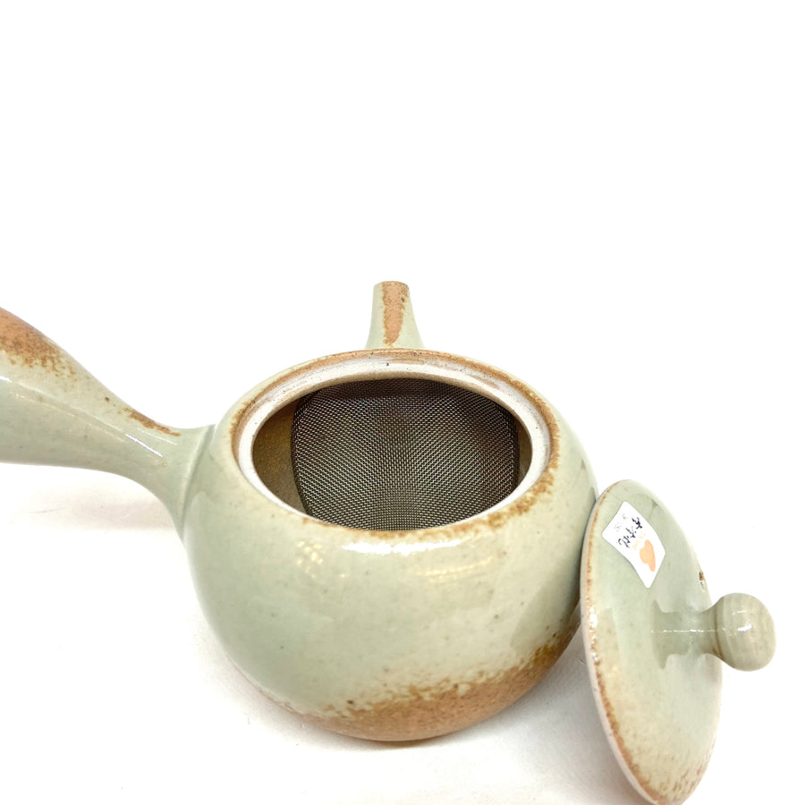 Kyusu Japanese Teapot - Ash Glaze - Jade - 230ml  - #616