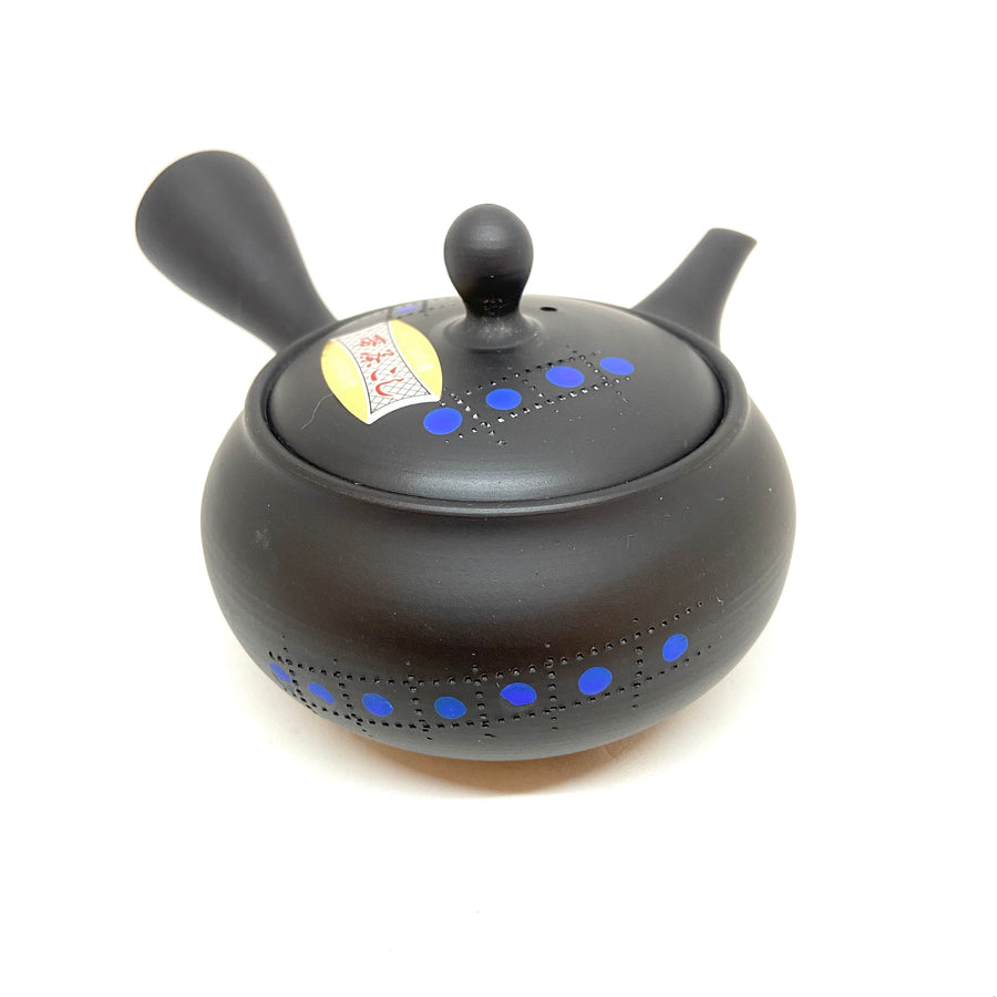 Kyusu Japanese Teapot - Blue Dots - 250ml - #810