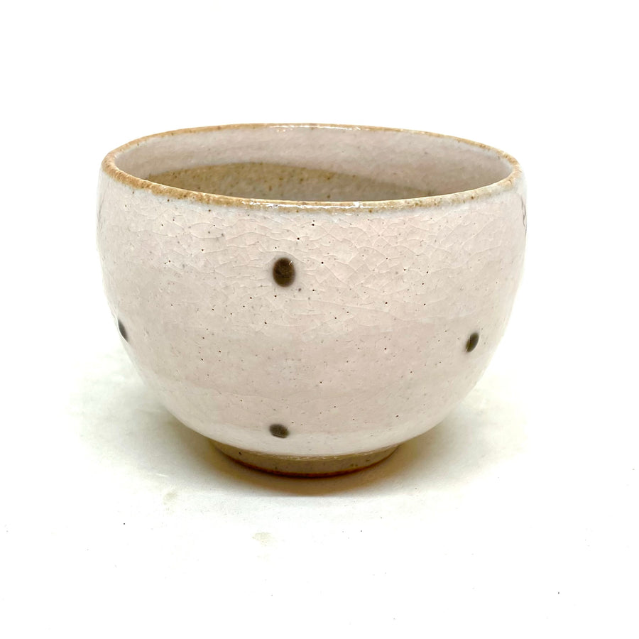 Japanese Tea Cup - Kohiki With Small Dots