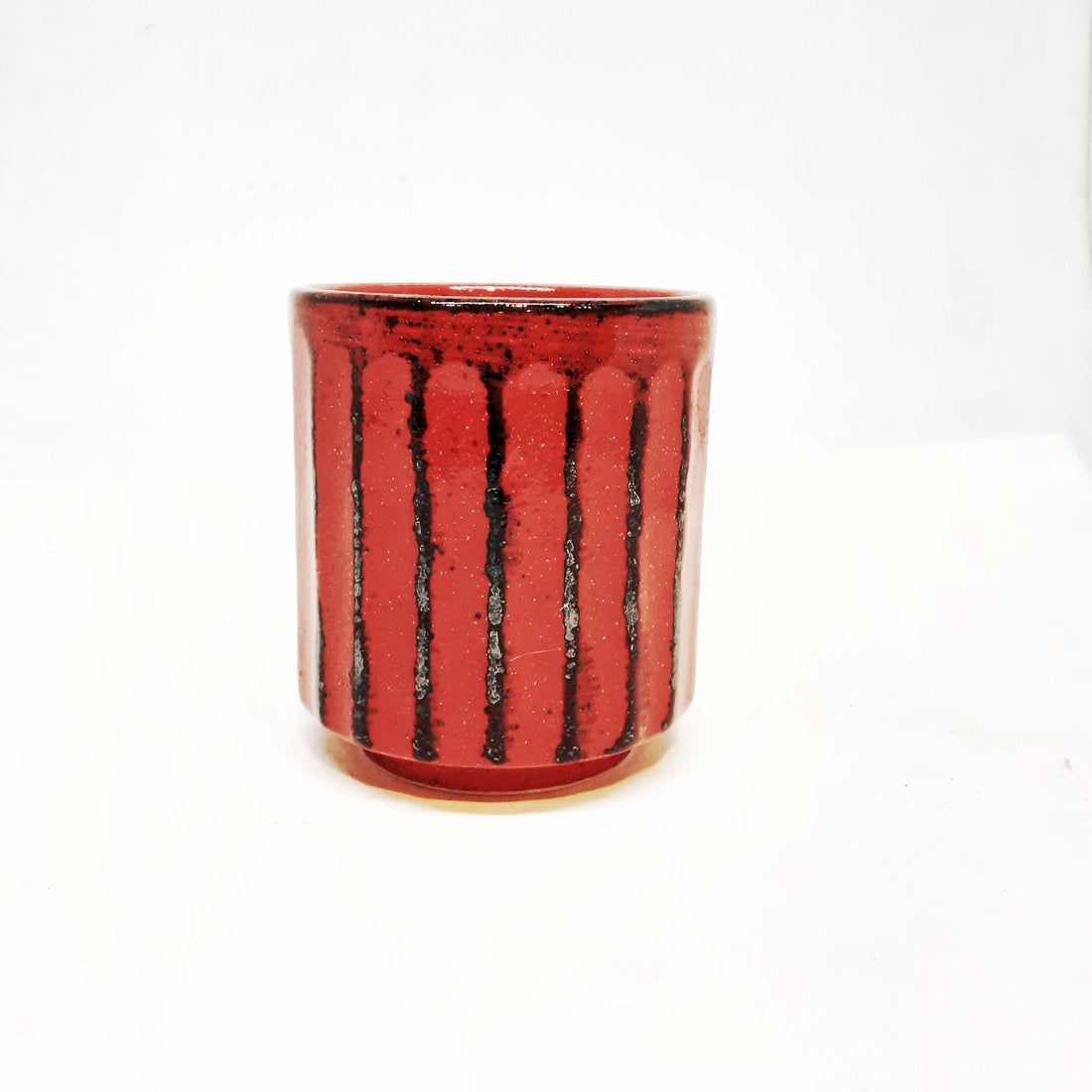 Japanese Tea Cup - Speckle Red