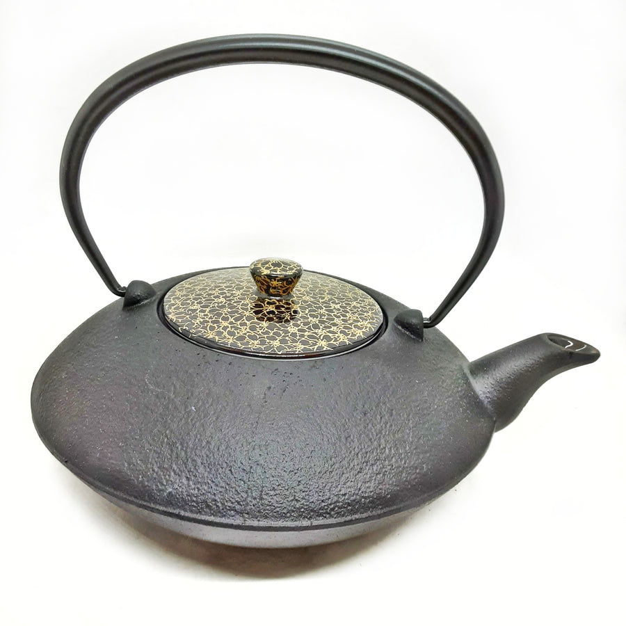 Cast Iron Teapot with Ceramic Lid -Sakura- T0137