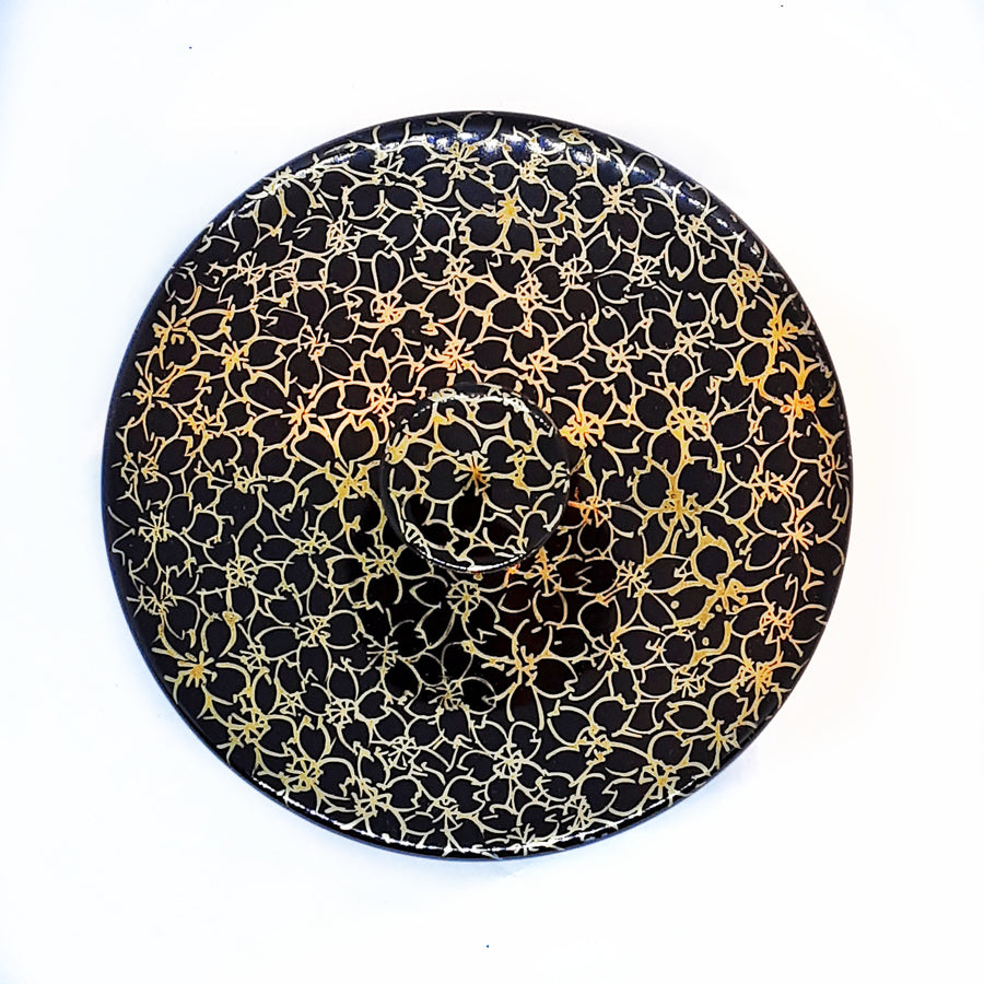 Cast Iron Teapot with Ceramic Lid -Sakura- T0137