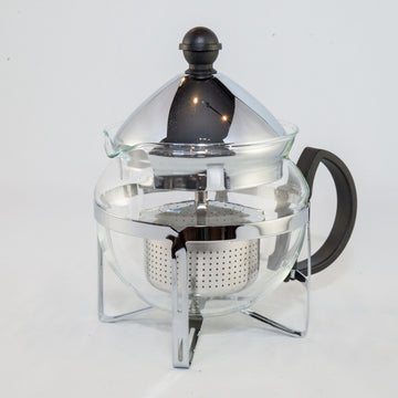 Glass teapot w/ Retractable Infuser