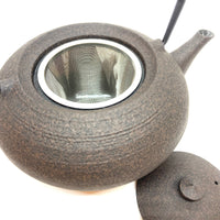 Cast Iron Teapot -  Hiratsubo - Dark Brown - 1.4L - HS34L DBR