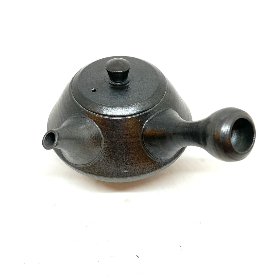 Kyusu Japanese Teapot - Obsidian - #1159- 200 ml