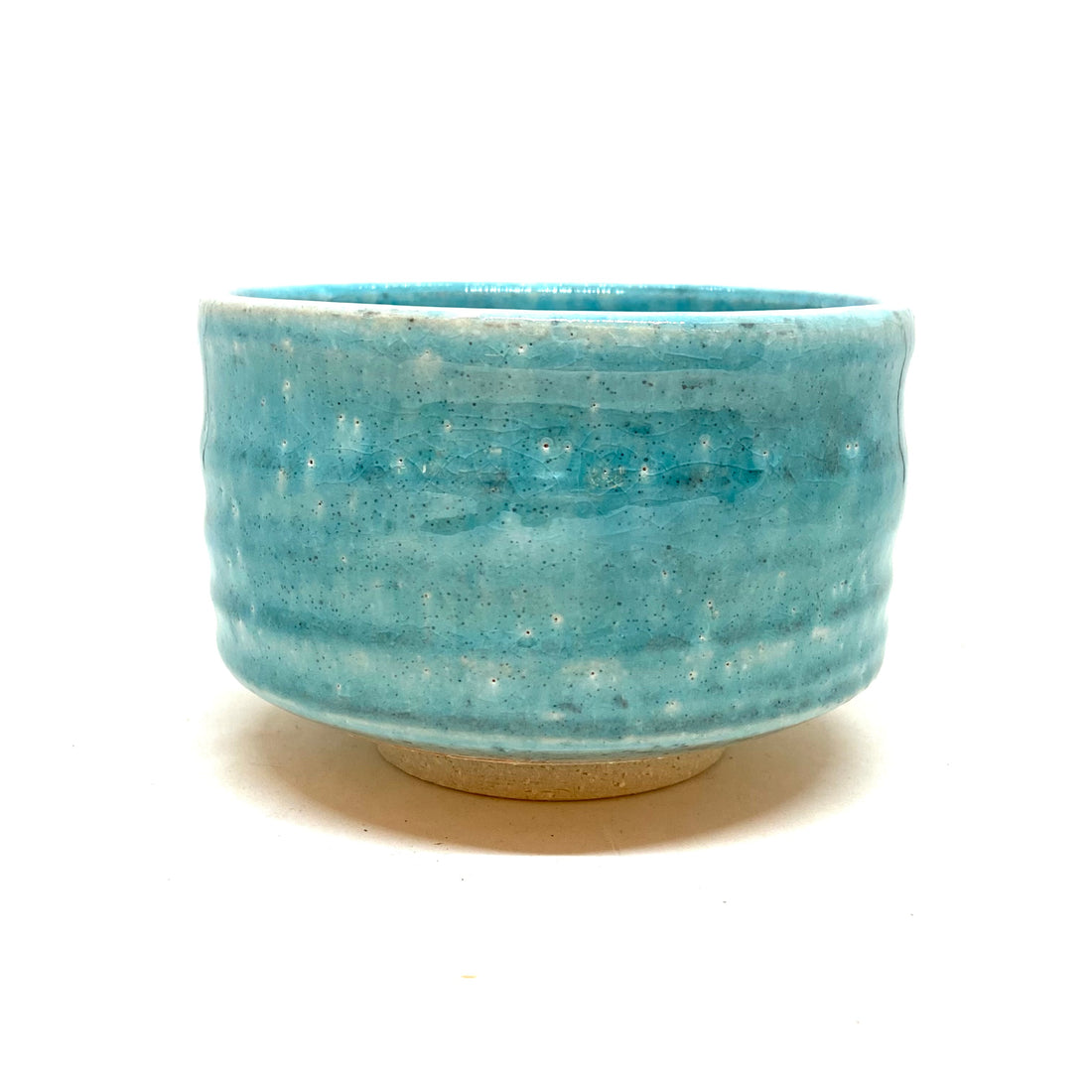 Matcha Bowl -  Blue Crackle - 416