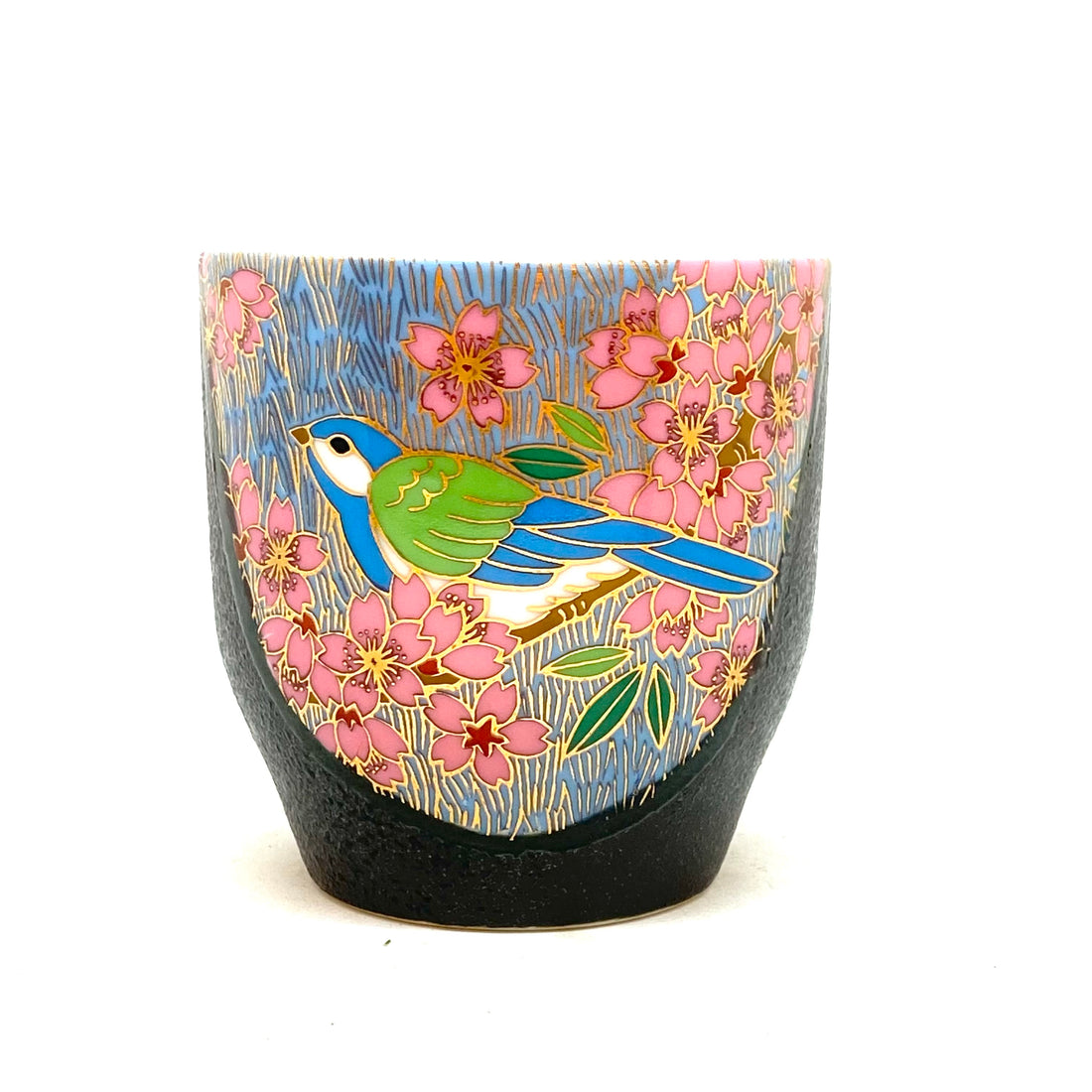 Japanese Tea Cup - Bird and Sakura - 624