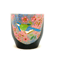 Japanese Tea Cup - Bird and Sakura - 624
