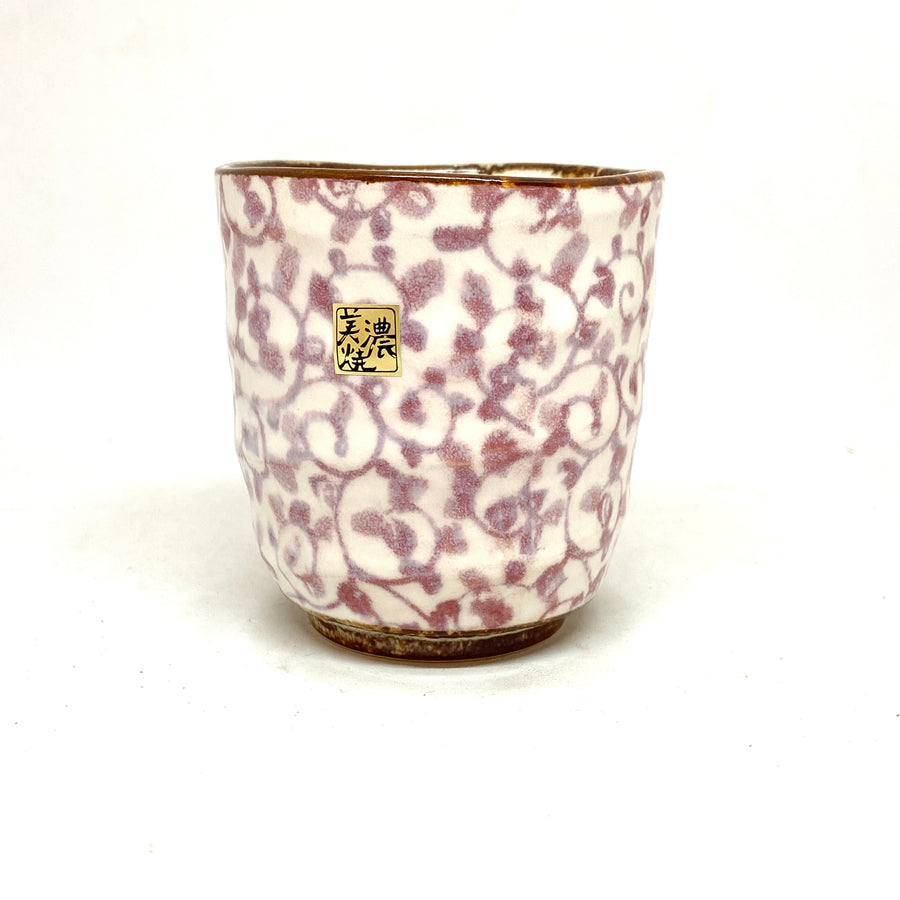 Japanese Tea Cup - Red Arabesque