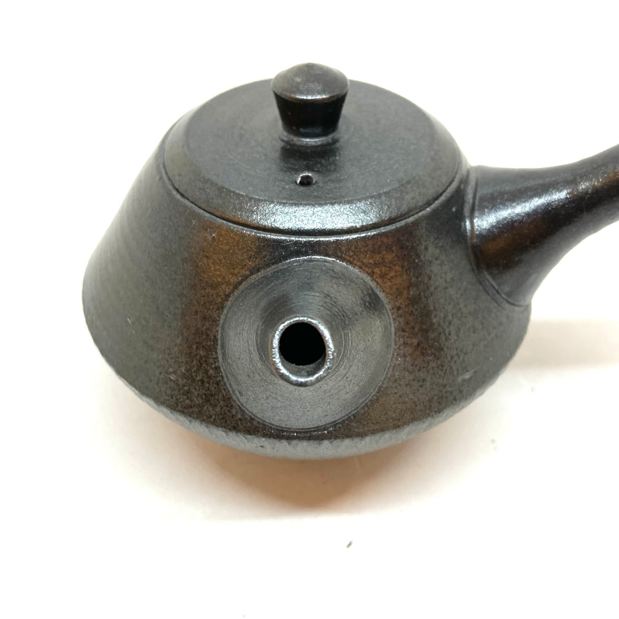 Kyusu Japanese Teapot - Obsidian - #1159- 200 ml