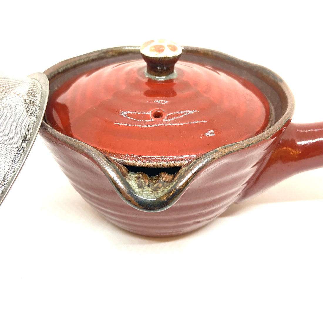 Kyusu Japanese Teapot - Shiboridashi - Plum Blossom - 310 ml- 4001