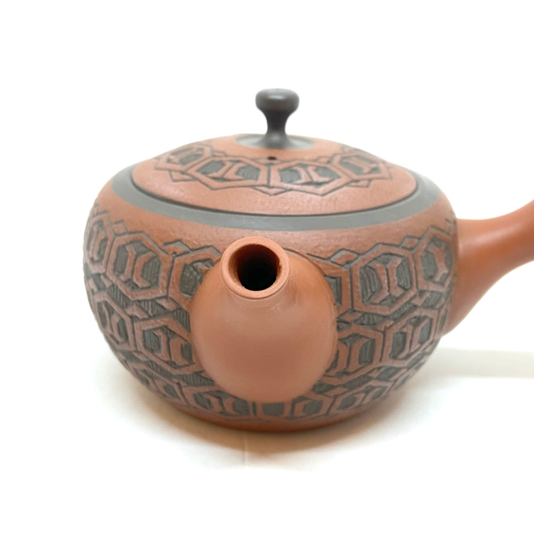 Kyusu Japanese Teapot - Carved Chains - #121- 210 ml